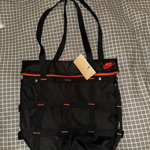 Nike bag shoulder new, black and orange