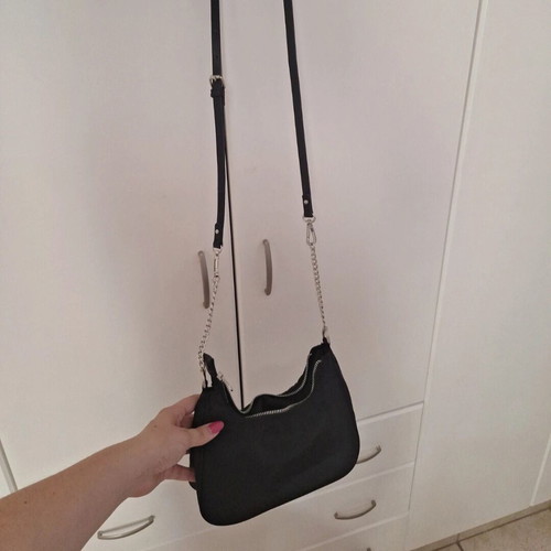 Stradivarius black crossbody shoulder bag like new