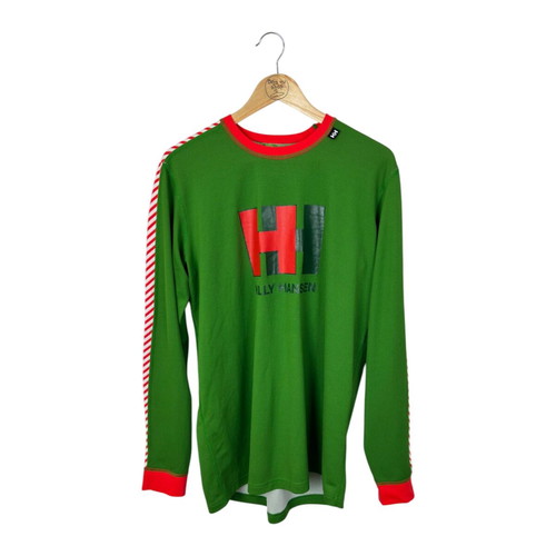 Helly Hansen Lifa Active Crew men's sports shirt like new, size L/XL, green