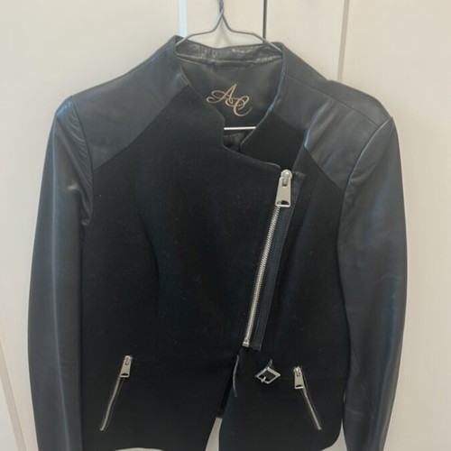 Arma jacket with felt and leather, like new, size S