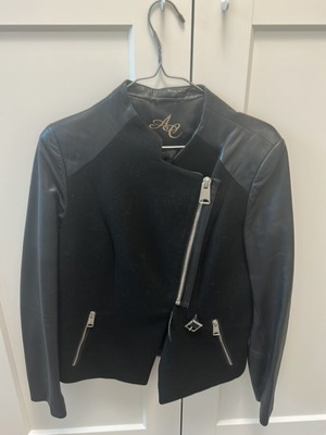 Arma jacket with felt and leather, like new, size S