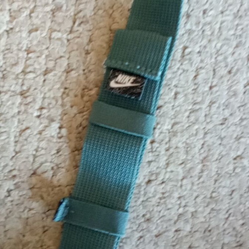 Nike waist bag new, turquoise and metallic grey