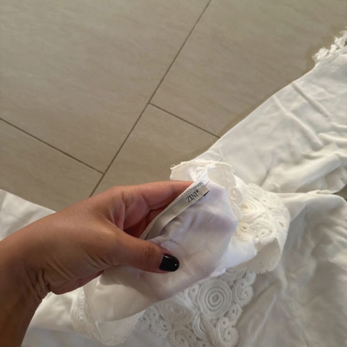 Zini boutique blouse, white