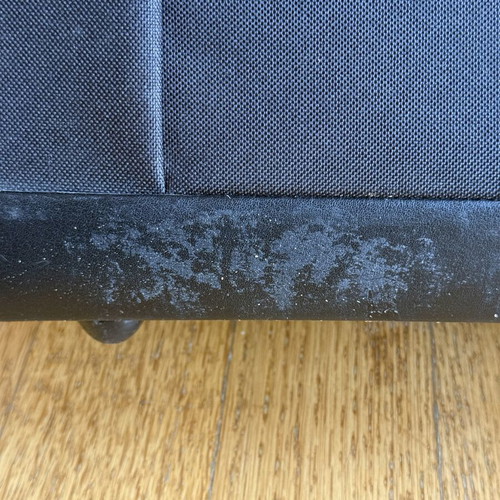 Delsey laptop bag used, black, durable fabric with shock protection