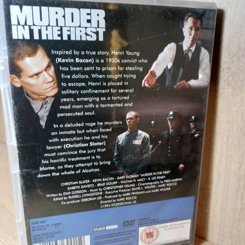 Murder in the First DVD like new with English subtitles