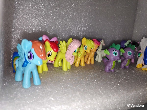  12 figoures mikro mou poni - My Little Pony