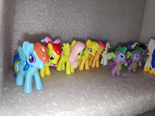  12 figoures mikro mou poni - My Little Pony