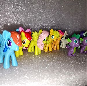 12 Φιγουρες Μικρο Μου Πονυ - My Little Pony