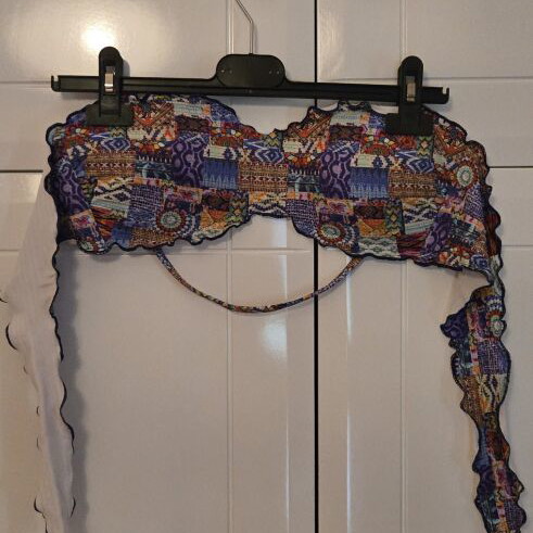 Calzedonia Cobey bikini top bandeau patchwork, like new