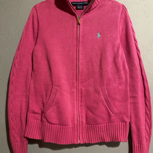 Ralph Lauren cardigan pink like new, medium