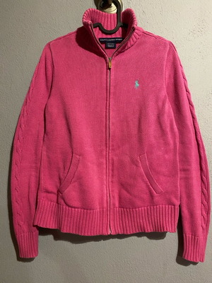 Ralph Lauren cardigan pink like new, medium