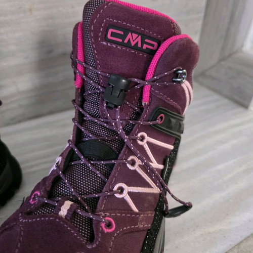 CMP kids boots size 34 like new, pink and purple