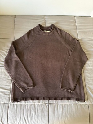 Hollister chocolate sweat medium, like new, boxy fit