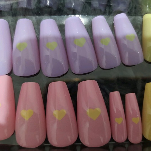 Press on nails 24 pcs new