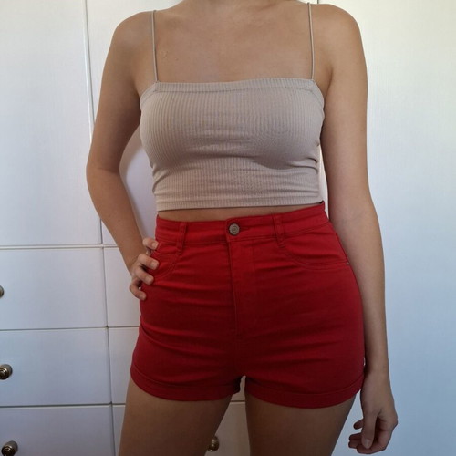 Pull & Bear top like new, beige-gray, size S
