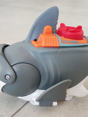 Wind-up shark toy used