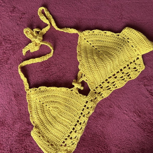 Handmade crochet top made to order