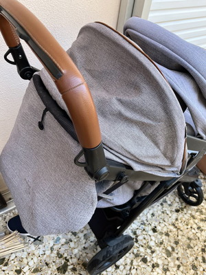Peg Perego Veloce stroller, grey/leather