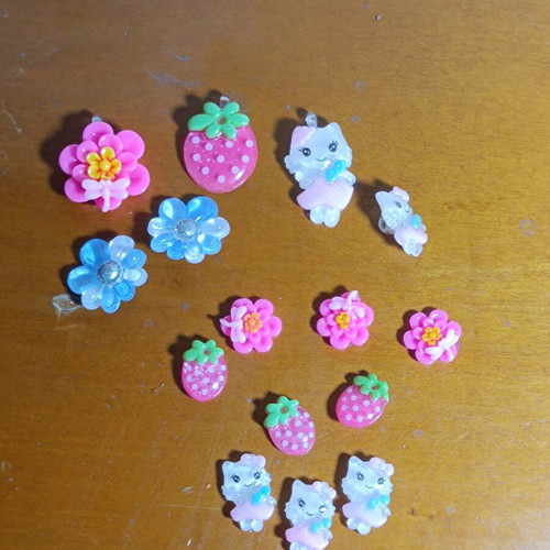 Beads and charms for nails or crafts