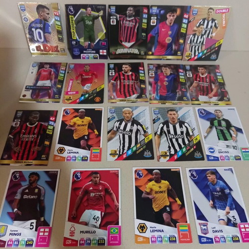 FIFA cards used, pack of 19 for 2024/2025