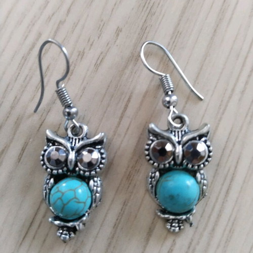 Owl earrings set new unique design