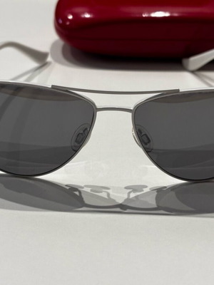Νέα γυαλιά ηλίου Moschino aviator, λευκά, αυθεντικά, με θήκη