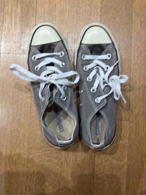 Converse women's shoes like new, gray, size 36.5