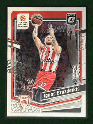 Κάρτα Donruss EuroLeague 2023-24 Ignas Brazdeikis Optic καινούργιο