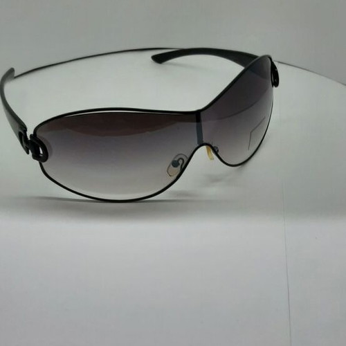 Estate Sunglasses like new, two-tone smoked lenses, black arms with design
