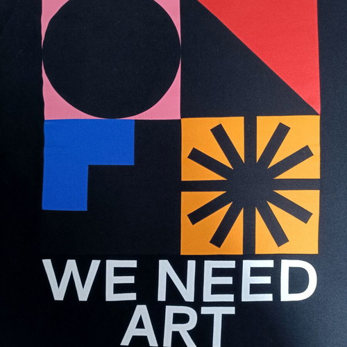 Zara x Marco Oggian We Need Art heavyweight T-shirt size M like new