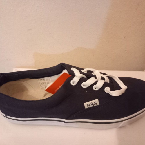 B&S canvas shoes size 45, blue