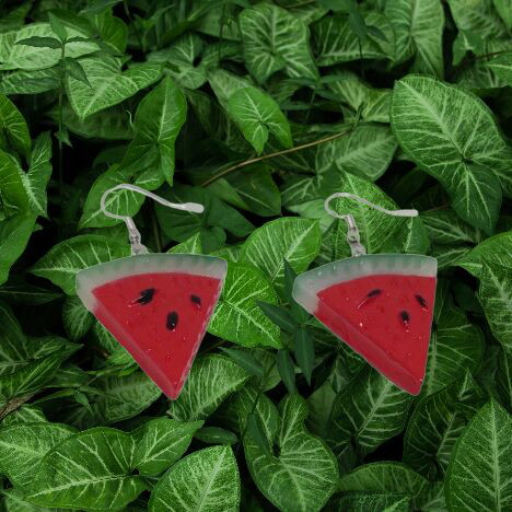 Watermelon earrings FIMO new