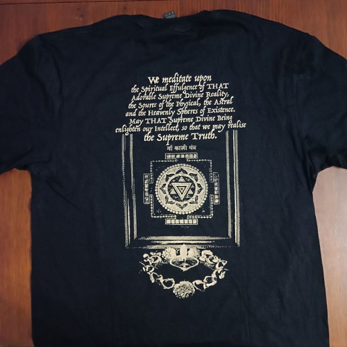 Acherontas Vamachara T-shirt new, Gildan black cream print