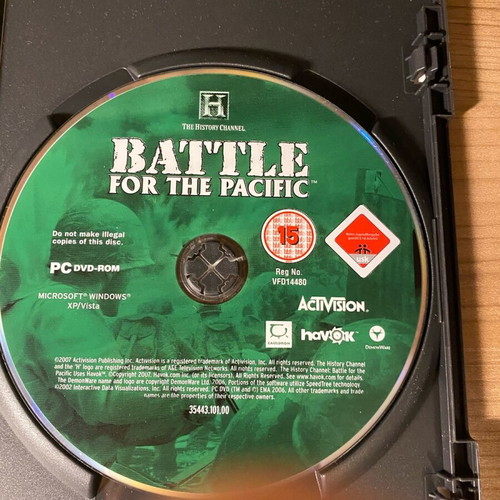 PC CD-ROM Battle for the Pacific like new