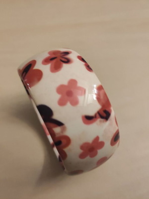 Vintage 90s Flower Print Bracelet like new, multicolor
