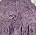 Zara knitted blouse like new, purple, mohair, size M
