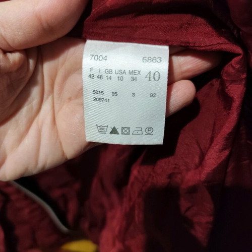 Gil Bret jacket used, dark red-bordeaux, size L