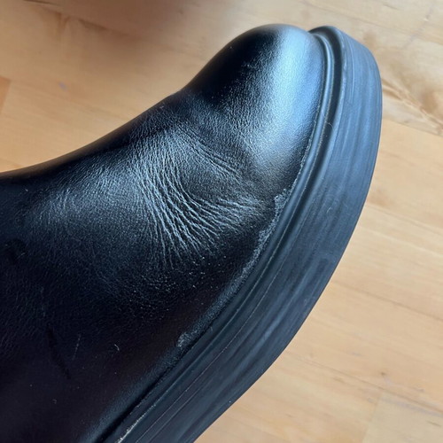 Camper boots used, black leather, size 36