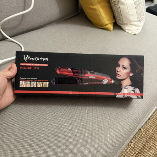 ProGemei GM-1991 Professional Steam Hair Straightener new