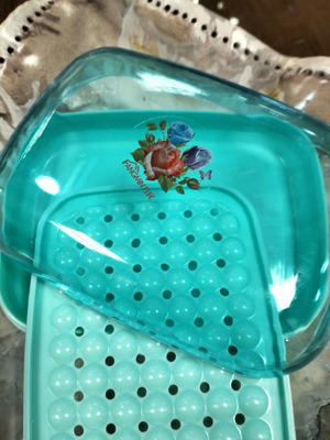 Soap Case with Turquoise Base new