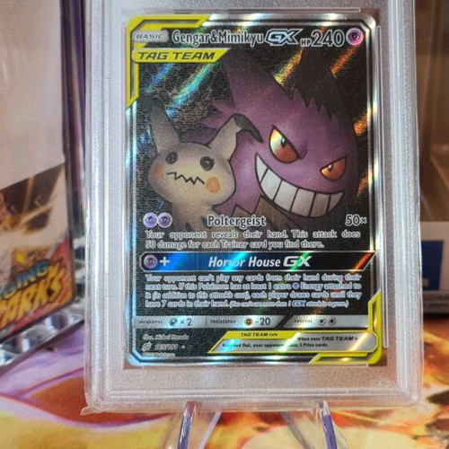 gengar pokemon card gx Gengar & Mimikyu GX Full Art - 164/181 - Team Up main image 0
