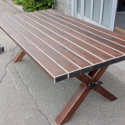 Handmade solid pine table new