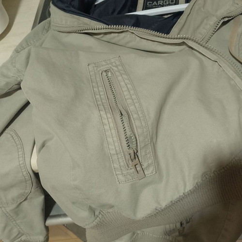Spring fabric jacket, grey, size L