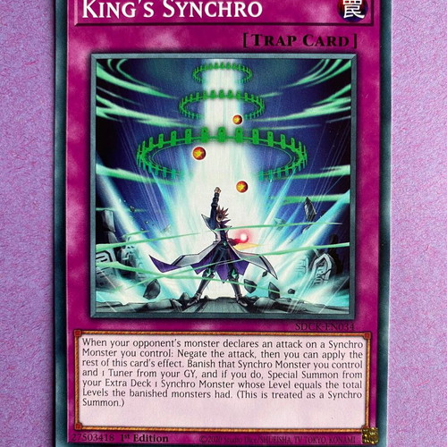 King’s Synchro Yu-Gi-Oh! Card 1st Edition Near Mint
