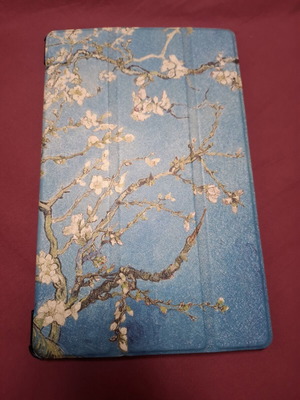 Tech-Protect tri fold flip cover for Lenovo Tab M10 Plus 10.3, faux leather Sakura design