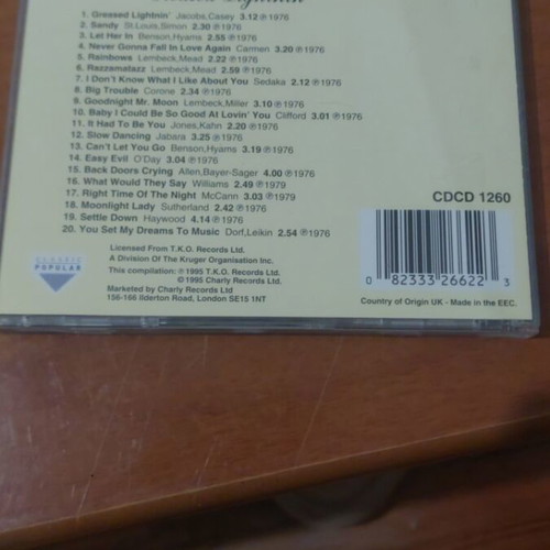 John Travolta Greased Lightnin' CD like new