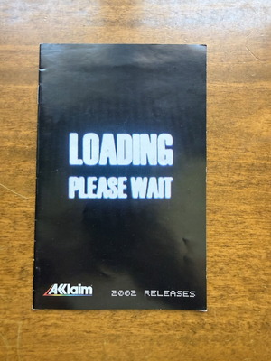 Acclaim 2002 Release booklet like new