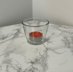Glass candlestick like new