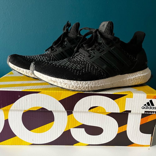 Adidas Ultraboost Running women's like new, size 38, black grey