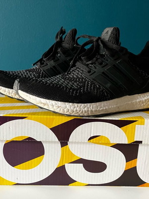 Adidas Ultraboost Running women's like new, size 38, black grey